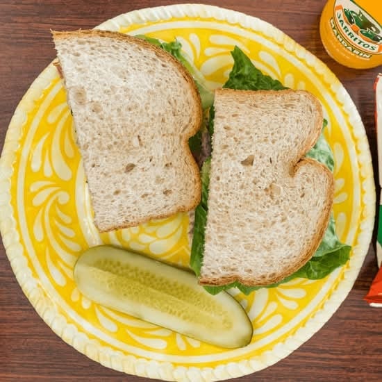Spicy Tuna Sandwich.